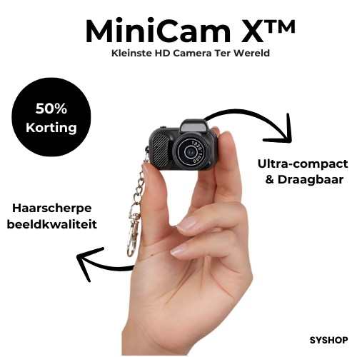 Laatste Dag 50% Korting!🔥I MiniCam X™ - Leg je mooiste momenten vast