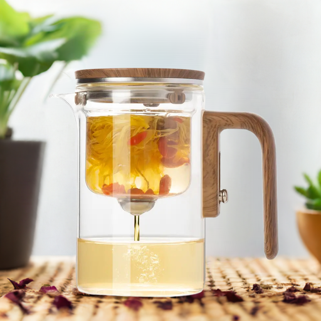 Laatste Dag 50% Korting!🔥I ThermiPour™ – Hittebestendige Glazen Theepot