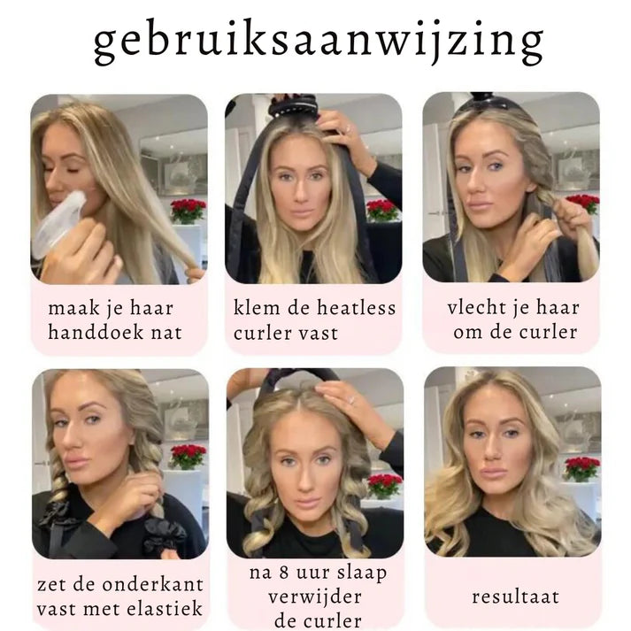 Laatste Dag 50% Korting!🔥I CurlBloom™ - Hittevrije Krulhoofdband