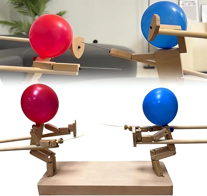 Laatste Dag 50% Korting!🔥I PopRivals™ – Houten Ballon Duel