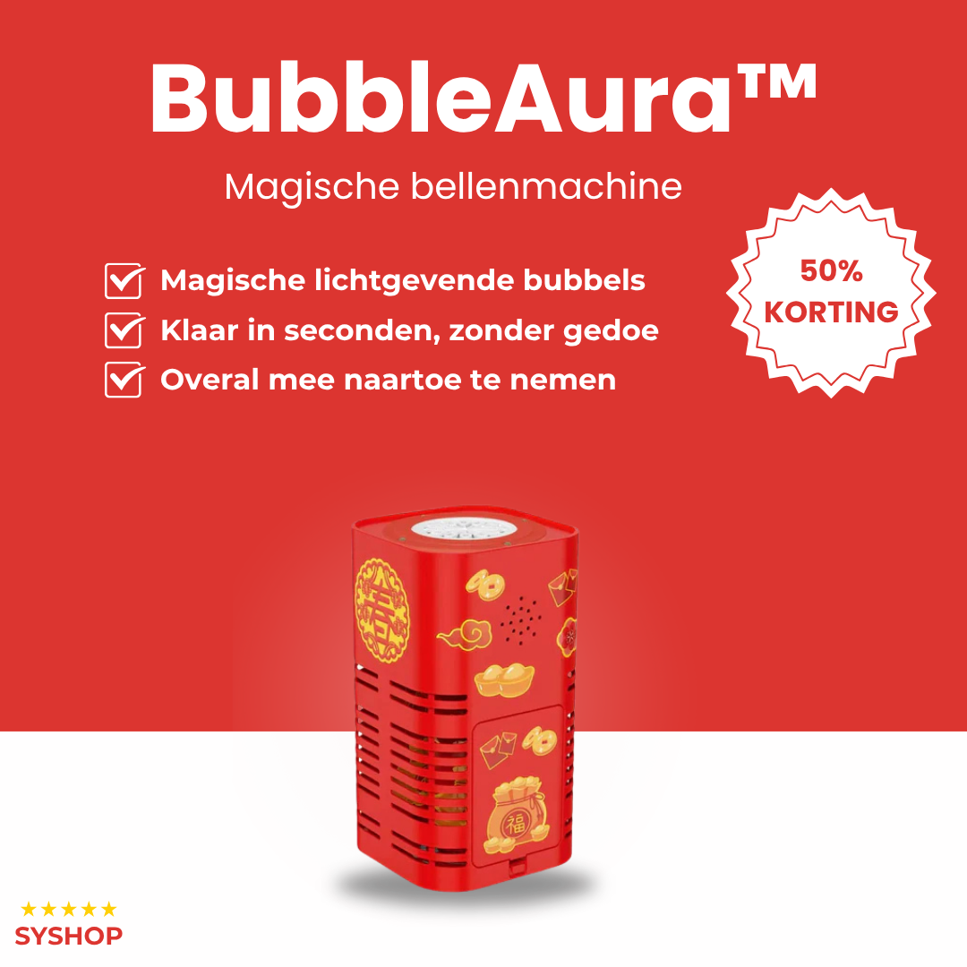 Laatste Dag 50% Korting!🔥I BubbleAura™ - Magie in Elke Bubbel