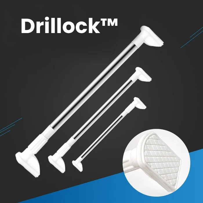 Laatste Dag 1+1 Gratis!🔥I Drillock™ – Verstelbare Stang Zonder Boren