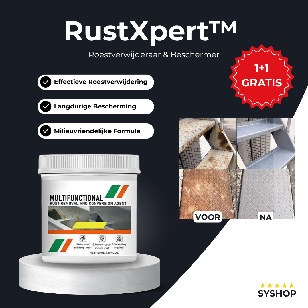 Laatste Dag 1+1 Gratis!🔥I RustXpert™ – Roestverwijderaar & Beschermer