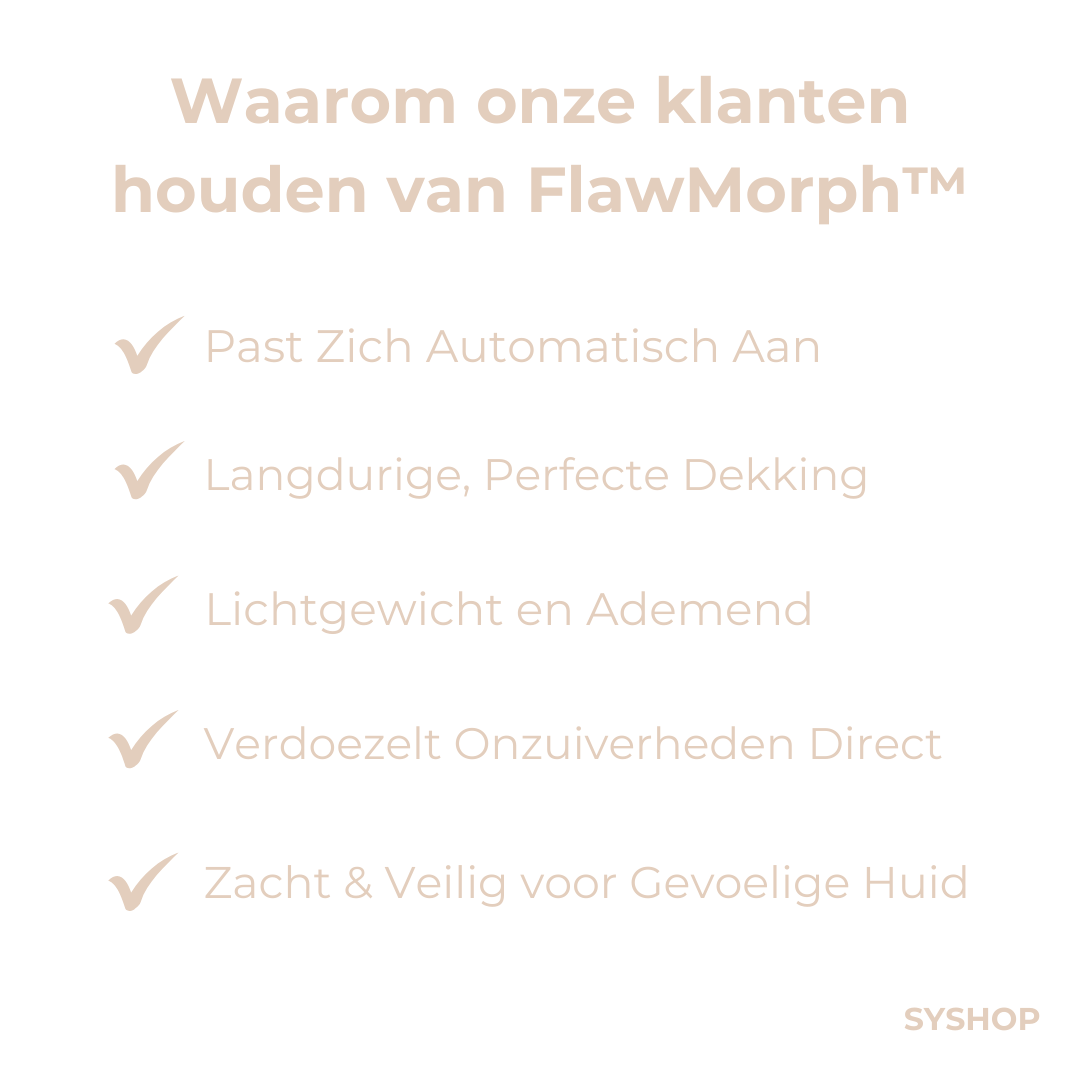 Laatste Dag 1+1 Gratis!🔥I FlawMorph™ - Kleuraanpassing voor Elke Huid