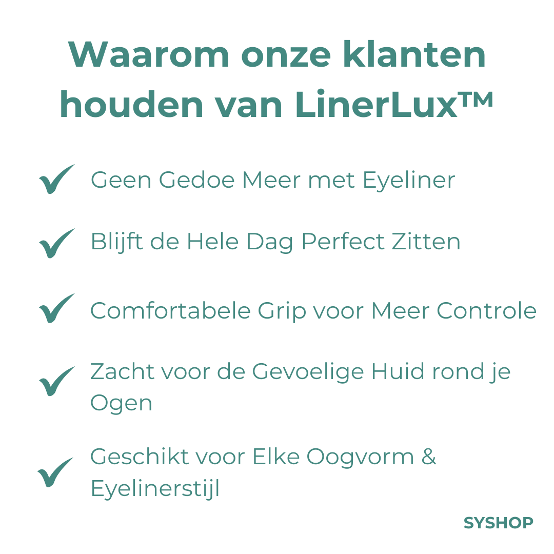 Laatste Dag 1+1 Gratis!🔥I LinerLux™ - Moeiteloze Perfecte Eyeliner