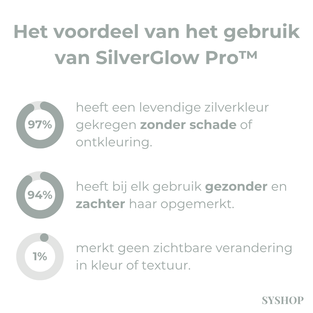 Laatste Dag 50% Korting!🔥I SilverGlow Pro™ -  Natuurlijke Zilverkleur & Haarverzorging
