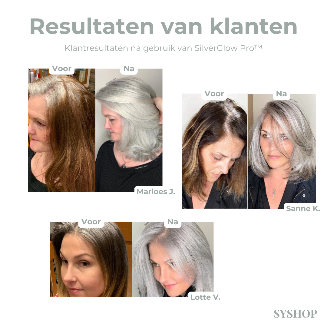 Laatste Dag 50% Korting!🔥I SilverGlow Pro™ -  Natuurlijke Zilverkleur & Haarverzorging