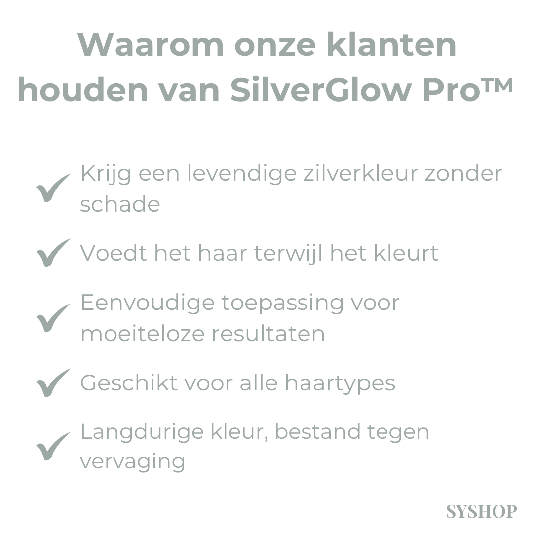 Laatste Dag 50% Korting!🔥I SilverGlow Pro™ -  Natuurlijke Zilverkleur & Haarverzorging