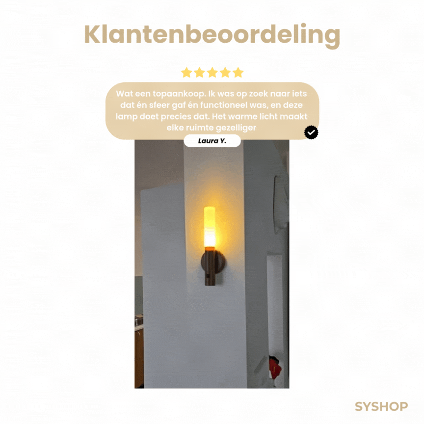 Laatste Dag 1+1 Gratis!🔥I AuraLume™ – Slimme Draadloze LED-Lamp