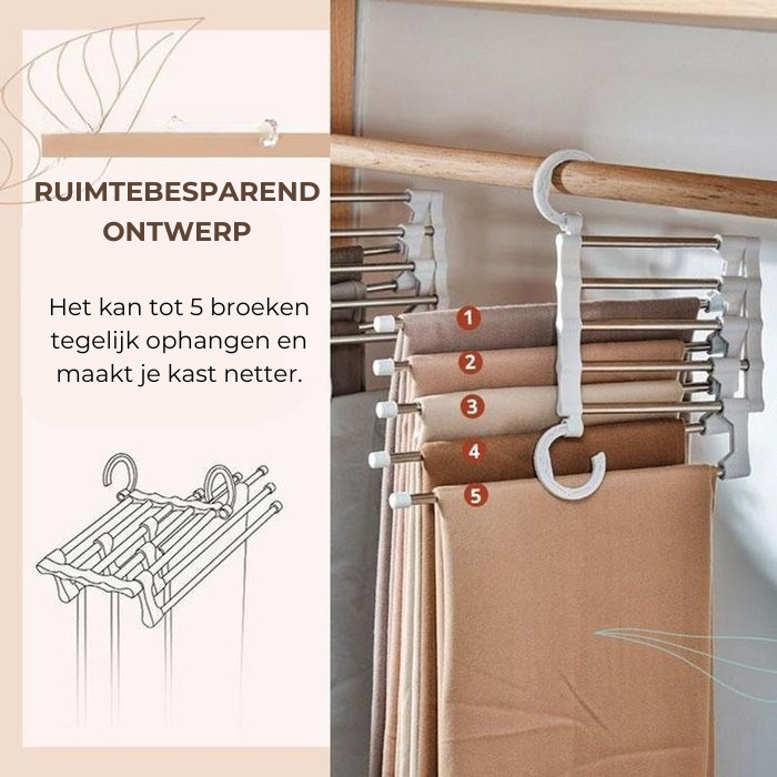 HangEase Pro™ - Multi-Functionele Broekhanger I Laatste Dag 50% Korting!🔥