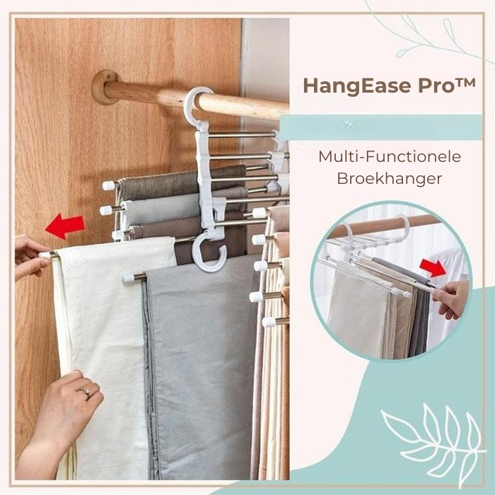 HangEase Pro™ - Multi-Functionele Broekhanger I Laatste Dag 50% Korting!🔥