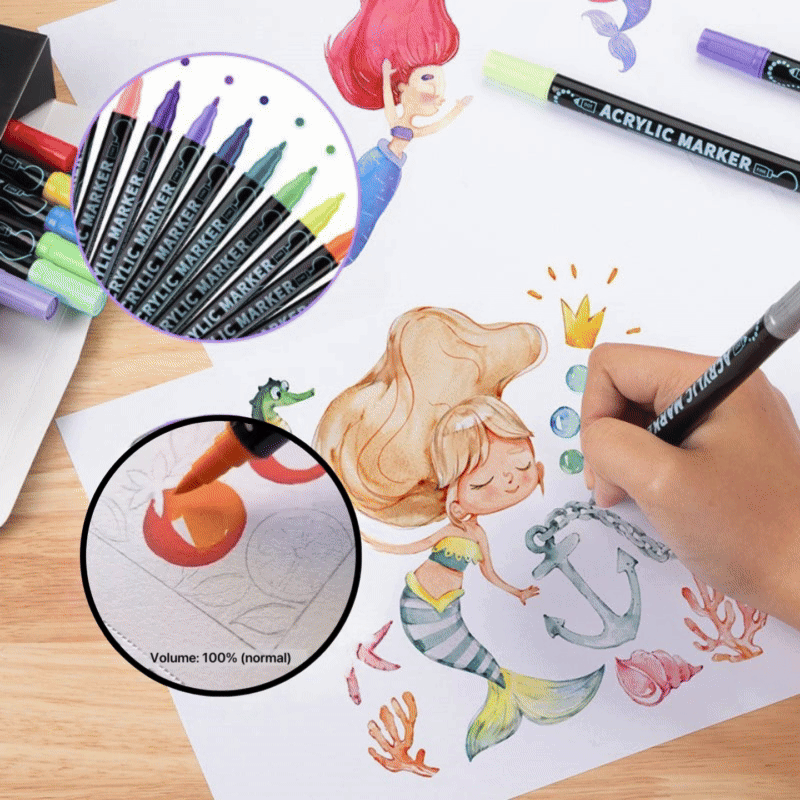 Laatste Dag 1+1 Gratis!🔥I Vividuo™ — Premium acrylmarkers