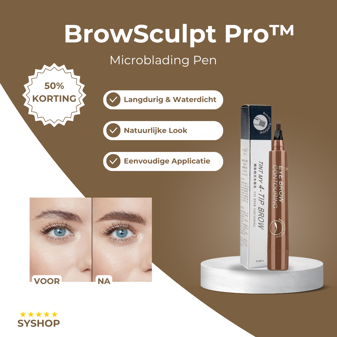 Laatste Dag 50% Korting!🔥I BrowSculpt Pro™ - De Ultieme Microblading Pen